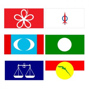 Malaysia Political Parties Flag